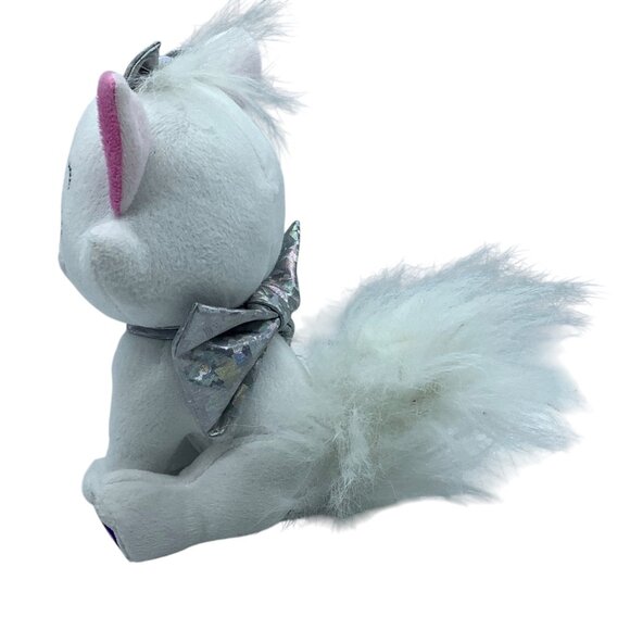 Disney 100 Years Of Wonder Aristocats Marie Plush Stuffed Animal Toy Silver Bow - Picture 4 of 6